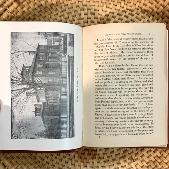 1893 Vintage Red Hardcover Tabletop Book - Picture 12 of 14